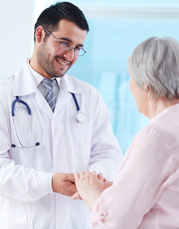About Us Page Image - doctor Caring patient